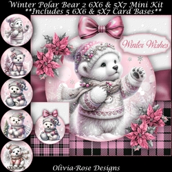 Winter Polar Bears 2 Mini Kit