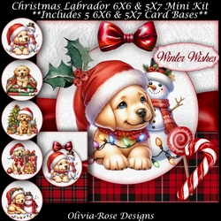 Christmas Labrador Mini Kit 