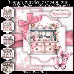 Vintage Kitchen Mini Kit 7X7