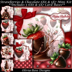 Strawberries & Chocolate Mini Kit
