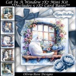 Cat In A Window Mini Kit 7X7