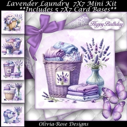 Lavender Laundry Mini Kit 7X7