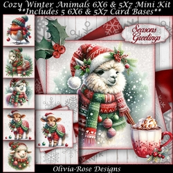 Cozy Winter Animals Mini Kit