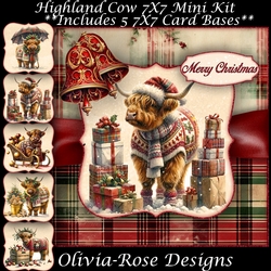 Highland Cow Mini Kit 7X7