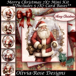 Merry Christmas Mini Kit 7X7
