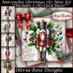 Nutcracker Christmas Mini Kit 7X7