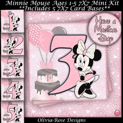 Minnie Mouse Ages 1-5 7X7 Mini Kit