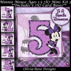 Minnie Mouse Ages 1-5 7X7 Mini Kit 2