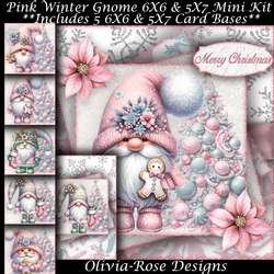 Pink Winter Gnome Mini Kit