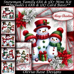 Snowman Family Mini Kit