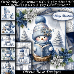Little Blue Snowman Mini Kit