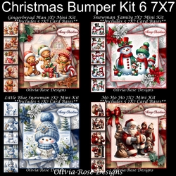 Christmas Bumper Kit 6 7X7