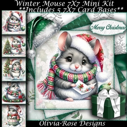 Winter Mouse Mini Kit 7X7