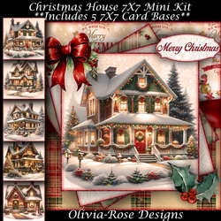 Christmas House Mini Kit 7X7