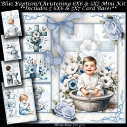 Blue Baptism/Christening MIni Kit