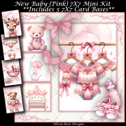 New Baby (Pink) MIni Kit 7x7