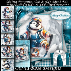Skiing Penguin Mini Kit