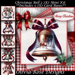 Christmas Bell Mini Kit 2 7x7