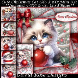Cute Christmas Cat Mini Kit