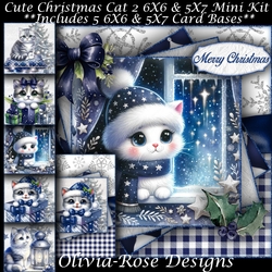 Cute Christmas Cat 2 Mini Kit