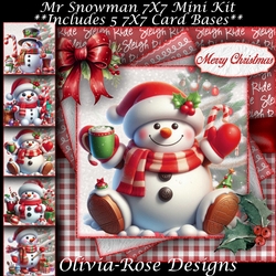 Mr Snowman Mini Kit 7x7