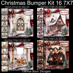 Christmas Bumper Kit 16 7X7