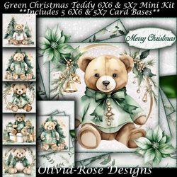 Green Christmas Teddy