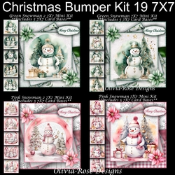 Christmas Bumper Kit 19 7X7