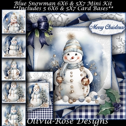 Blue Snowman Mini Kit
