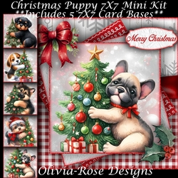 Christmas Puppy Mini Kit 7X7