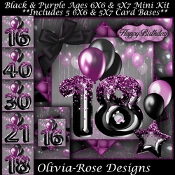 Black & Purple Ages 16-40 Mini Kit