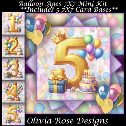 Balloon Ages 1-5 Mini Kit 7X7