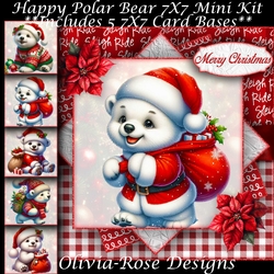Happy Polar Bear Mini Kit 7X7