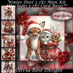 Winter Deer 2 Mini Kit 7X7