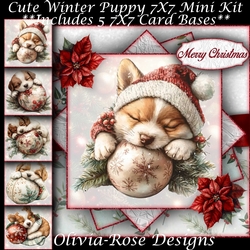 Cute Winter Puppy Mini Kit 7X7