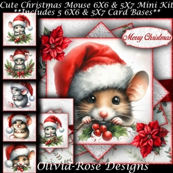 Cute Christmas Mouse Mini Kit 