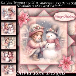 Do You Wanna Build A Snowmen Mini Kit 7X7