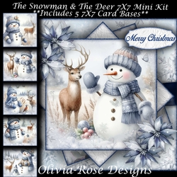 The Snowman & The Deer 7X7