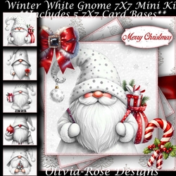 Winter White Gnome Mini Kit 7X7