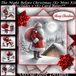 The Night Before Christmas Mini Kit 7X7