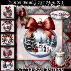 Winter Bauble Mini Kit 7X7