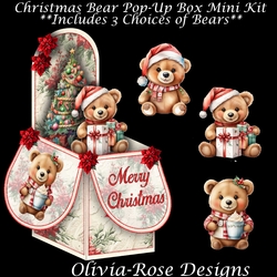 Christmas Bear Pop-Up Box Mini Kit