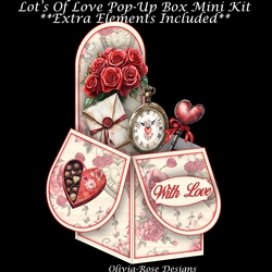 Lots Of Love  Pop-Up Box Mini Kit 