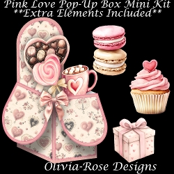 Pink Love Pop-Up Box Mini Kit