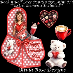 Rock n Roll Love Pop-Up Box Mini Kit