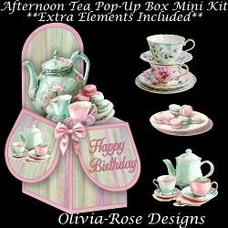 Afternoon Tea Pop-Up Box Mini Kit