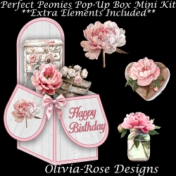 Perfect Peonies Pop-Up Box Mini Kit