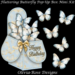 Fluttering Butterfly Pop-Up Box Mini Kit