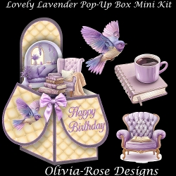 Lovely Lavender Pop-Up Box Mini Kit