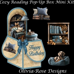 Cozy Reading  Pop-Up Box Mini Kit 